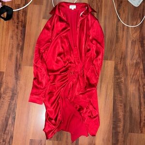 NWOT red mini dress